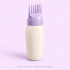 Visuel concept — Applicateur de soin capillaire DEENII ; modèle fournisseur à confirmer.