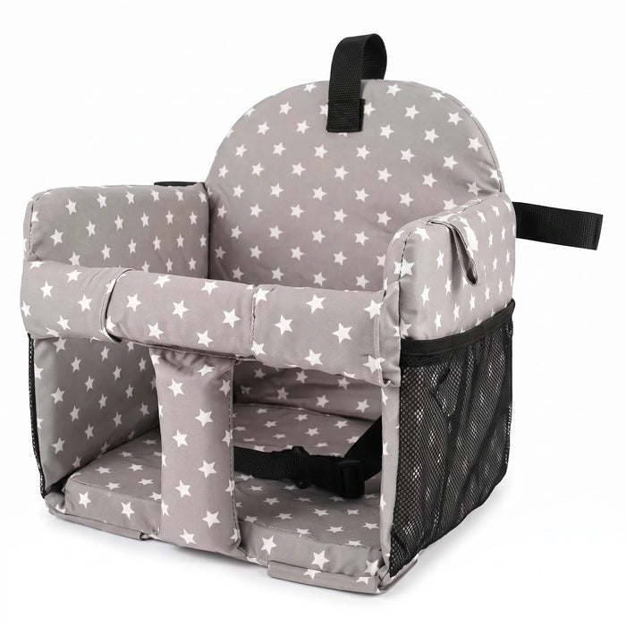 Siège d’appoint bébé Deenii gris à étoiles